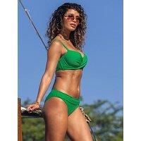 Pour Moi Free Spirit Bikini Brief Bottoms Mid Rise Womens Swimwear 13213R