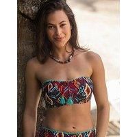 Pour Moi Costa Rica Non-Padded Underwired Strapless Bikini Top - Multi