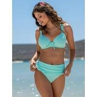 Pour Moi Ocean Breeze Frill Fold Over Bikini Brief