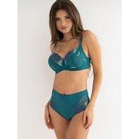 Pour Moi St Tropez Brief Feminine High Waisted Embroidered Womens Knickers 7718