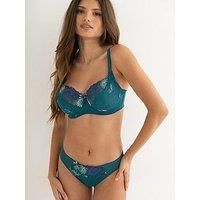 Pour Moi St Tropez Brief High Leg Embroidered Elegant Womens Lingerie 7717