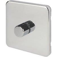 Schneider Electric Lisse Deco 1-Gang 1-Way Dimmer Switch Polished Chrome (522FF)