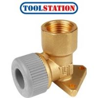 Wall Plate Elbow 15mm x 1/2" BSPT