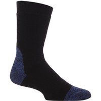 Workforce SOCKSHOP Mens Calf Length Steel Safety Socks Pack of 1 Black 7-11