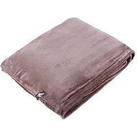 HEAT HOLDERS 1 No Snuggle Ups Thermal Winter Warm Luxury Soft Fleece 1.7 Tog Blanket/Throw One Size - NOT electric (WINTER FAWN)