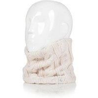 Women's 1 Pack Heat Holders 3.5 Tog Heatweaver Yarn Neck Warmer Cream