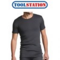 Workforce Mens Thermal TShirt Large Grey