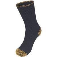 Mens 1 Pair Heat Holders Workforce 2.3 TOG Reinforced Heel and Toe Work Wear Socks Black 6-11