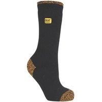 1 Pair Black Workforce 2.3 TOG Reinforced Heel and Toe Work Wear Socks Ladies 4-8 Ladies - Heat Holders