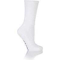 3 Pair White Footnurse Gentle Grip Cushioned Foot Diabetic Socks Ladies 4-8 Ladies - Iomi