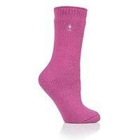 Ladies 1 Pair Heat Holders 1.6 TOG Lite Plain Socks