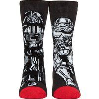 HEAT HOLDERS SOCKSHOP Mens 1.6 TOG Lite Star Wars Darth Vader and Stormtrooper Thermal Socks Pack of 1 Black 6-11