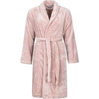 Ladies 1 Pack SOCKSHOP Heat Holders Fleece Dressing Gown Dusty Pink M