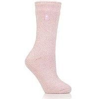 HEAT HOLDERS SOCKSHOP Thermal Socks - Ladies Warm Cosy Winter Colourful 2.3 TOG Plain Thermal Socks in a 1 Pair Pack Size 4-8 (4-8, Rose Blush)