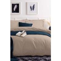 200 Thread Count Flat Sheet in Polycotton Single Bed Size in Cream 178cm x 269cm