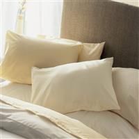 Easy Care 200 Thread Count Cotton Polyester Percale Bolster Pillowcase
