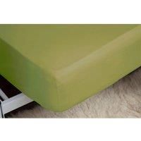 Easy Care Fitted Sheet King Olive