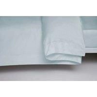 Egyptian Cotton 400 Thread Count King Oxford Duvet Cover Duck Egg