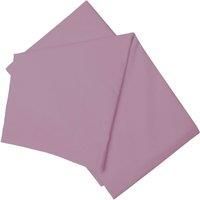 Easy Care Minimum Iron Flat Sheet King Misty Rose