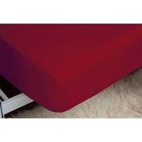 Easy Care Fitted Sheet Single Red