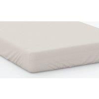 100% Cotton 200 Thread Count Fitted Sheet Deep 18" Double Ivory