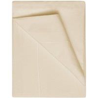 Egyptian Cotton 400 Thread Count Double Flat Sheet Cream