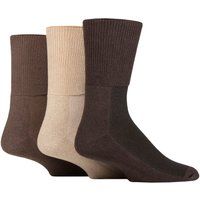 SOCKSHOP Iomi Footnurse Bamboo Cushioned Foot Diabetic Socks Coffee Bean 12-14 Unisex