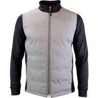 Hybrid Fleece Lined Jacket Full Zip - Insulated Waterproof Coat
