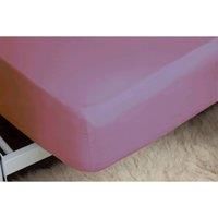 Easy Care Fitted Sheet Single Misty Rose