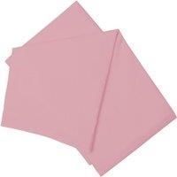 Easy Care Minimum Iron Flat Sheet King Blush