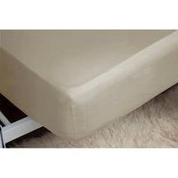 Easy Care Fitted Sheet Double Mushroom