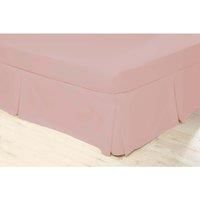 Platform Valance Super King Powder Pink