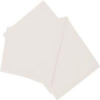 100 % Cotton 200 Thread Count Flat Sheet Double Ivory