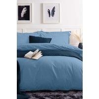 200 Thread Count Polycotton Duvet Covers & Pillow Cases All Sizes in Sky Blue