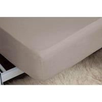 Egyptian Cotton 400 Thread Count Super King Fitted Sheet 12" Pewter