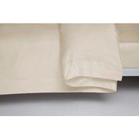 Egyptian Cotton 400 Thread Count Single Oxford Duvet Cover Cream