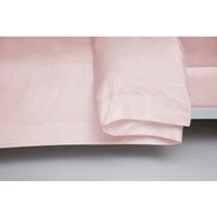 Egyptian Cotton 400 Thread Count Single Oxford Duvet Cover Blush