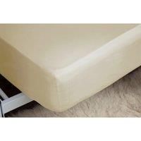 Easy Care Fitted Sheet Super King Cream