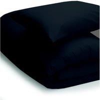 Belledorm Easycare Polycotton Percale 200 Thread Count 11 Inch Deep Fitted Sheet, Navy, Cot