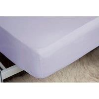Easy Care Fitted Sheet King Heather