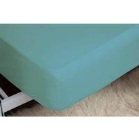Easy Care Fitted Sheet Single Teal