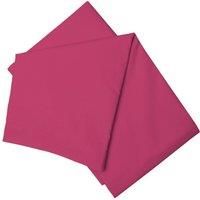 Easy Care Minimum Iron Flat Sheet King Fuchsia