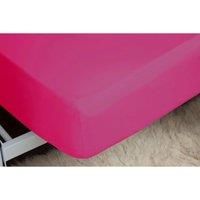 Easy Care Fitted Sheet Double Fuchsia
