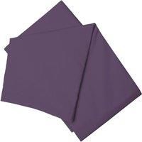 Easy Care Minimum Iron Flat Sheet King Mauve