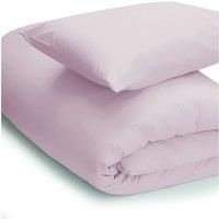 Easy Care Minimum Iron Duvet Cover King Powder Pink