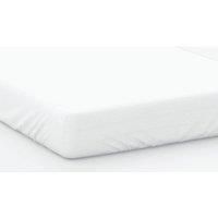 100% Cotton 200 Thread Count Fitted Sheet Deep 18" King White