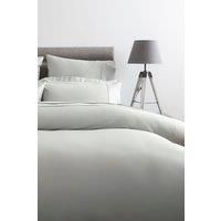 Belledorm Premium Blend 500 Thread Count Cotton Rich Sateen Duvet Cover, Platinum, Single