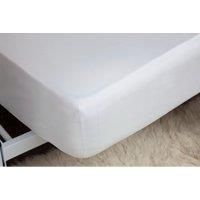 Easy Care Fitted Sheet Small Double White