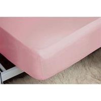 Easy Care Fitted Sheet Small Double Blush
