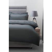 Belledorm 200 Thread Count 100% Egyptian Cotton Duvet Cover, Slate, King